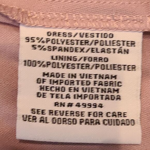 New R&M Richards Women's (8) Rose Embroidered & Sequin Flutter Sleeve Maxi Dress - Picture 11 of 16